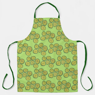 Crunchy Green Kosher Deli Sour Dill Pickle Chips Apron