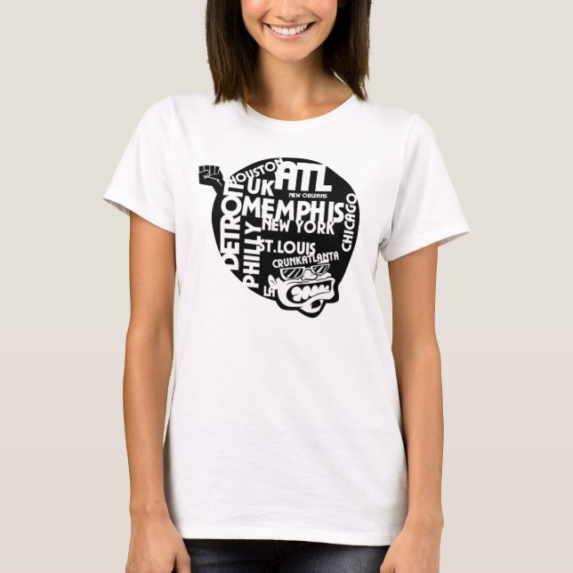 Crunk Fro-  Crunk / Crunkatlanta Clothing T-Shirt (Front)