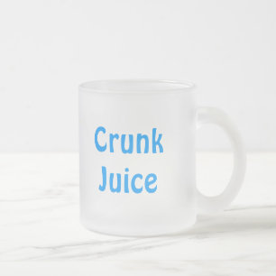 Crunk Juice Frosted Glass Coffee Mug