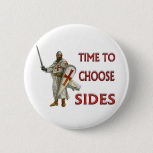 CRUSADER 6 CM ROUND BADGE