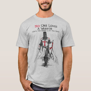 Crusader Cross Knights Templar Warrior God T-Shirt
