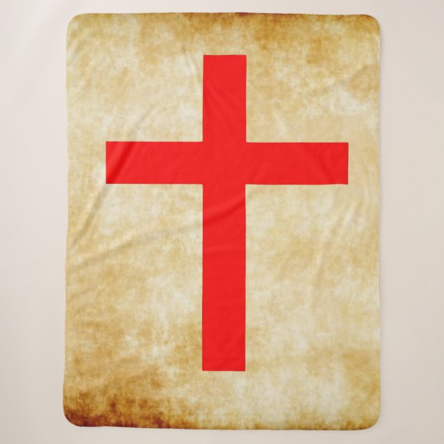 CRUSADER CROSS SHERPA BLANKET (Front)