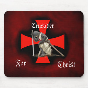 Crusader for Christ Mouse Mat