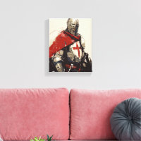 Crusader Knight Illustration