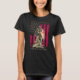 Crusader Knight Templar Warrior Of God America Fla T-Shirt