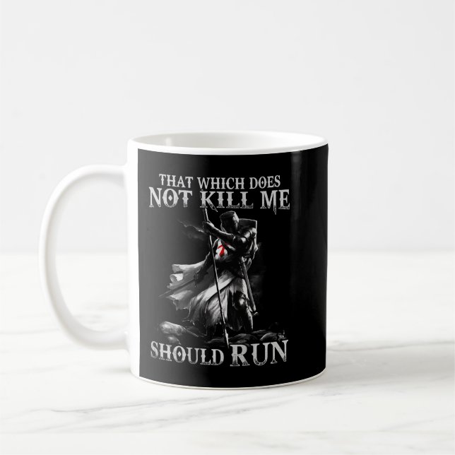Crusader Knight Templar Warrior Of God Fight Evil Coffee Mug (Left)
