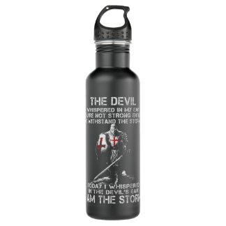 Crusader Knight Templar Warriors Of God I Am The S 710 Ml Water Bottle