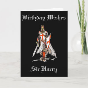 CRUSADER/KNIGHTGREETING CARD