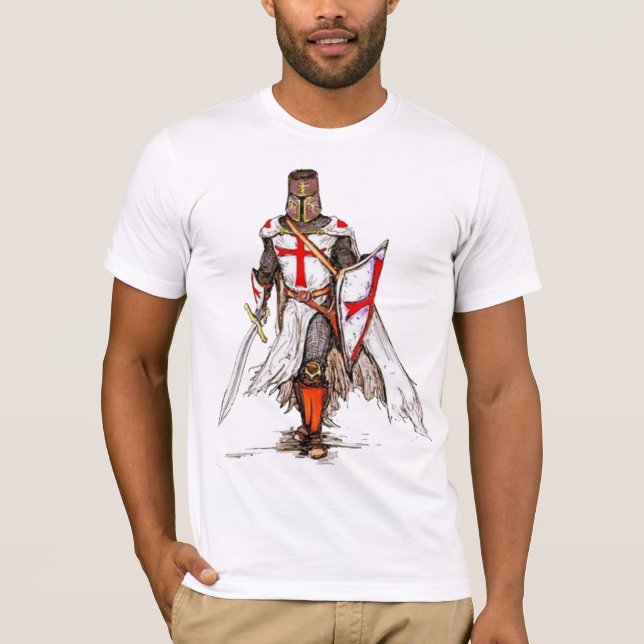 crusader knights of mediaeval england tshirt (Front)