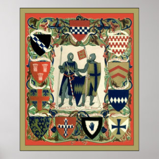 Crusader Knights Poster