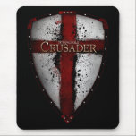 Crusader Shield - mouse mat<br><div class="desc">Even a Crusader Knight needs a nice surface for their mouse to live on.</div>