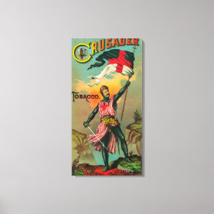 Crusader Tobacco LabelPetersburg, VA Canvas Print