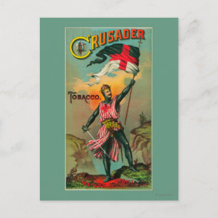 Crusader Tobacco LabelPetersburg, VA Postcard