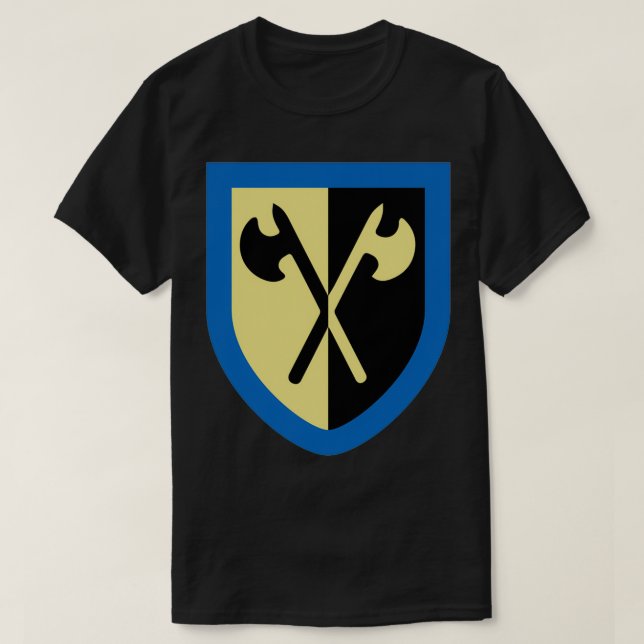 Crusaders Crossed Axes T-Shirt (Design Front)