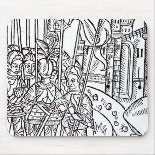 Crusaders, printed by Wynkyn de Worde Mouse Mat