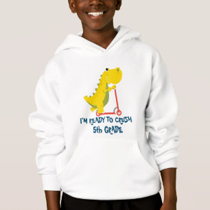 Crush 4th Grade Fun dinosaur scooter  truck School