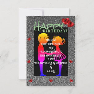 crush birthday card