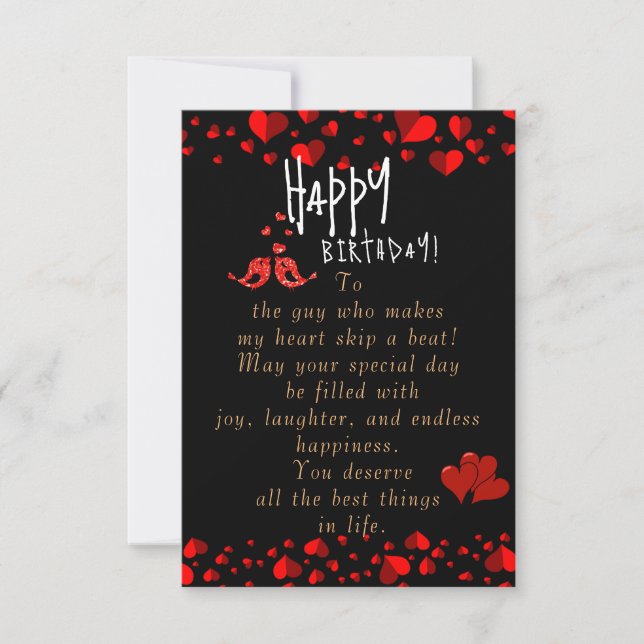 crush birthday  card (Front)