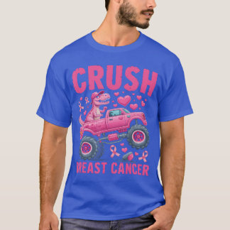 Crush Breast Cancer Awareness Monsterruckoddler Bo T-Shirt