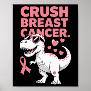 Crush Breast Cancer Breast Cancer Awareness Month  Poster