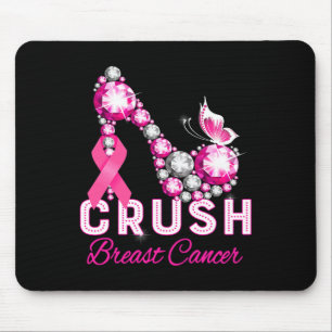 crush breast cancer warrior support breast cancer mouse mat