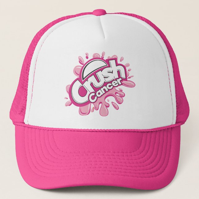 Crush Cancer Support Trucker Hat (Front)