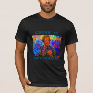 Crush It Like Hooper Jaws Cup Bold Print T-Shirt