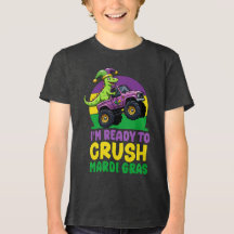 Crush Mardi Gras Monster Truck Dinosaur t rex Todd