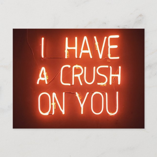 Crush on you postcard (Front)