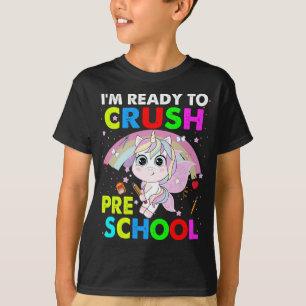 Crush Preschool Unicorn Back to School Boys T-Shirt
