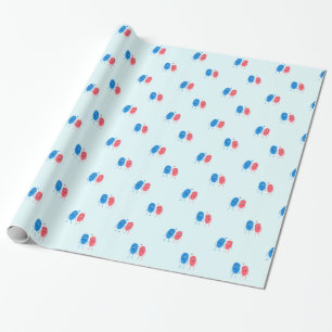 Crush prints wrapping paper