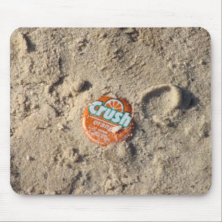 Crush Soda top in sand mouse pad