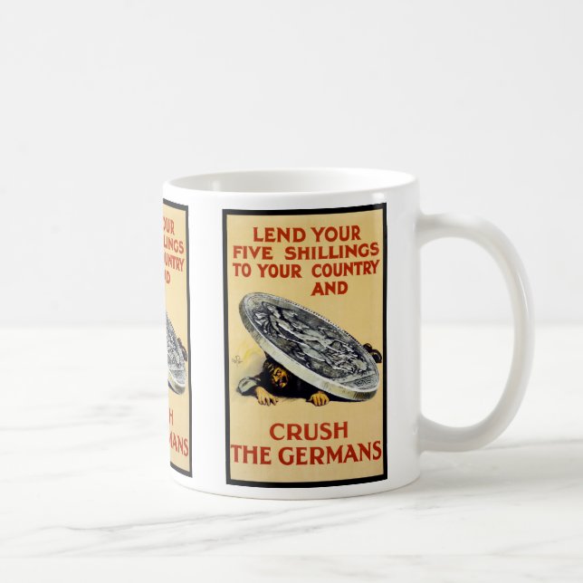 Crush The Germans Coffee Mug (Right)