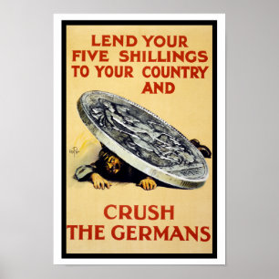 Crush The Germans Poster