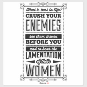 Crush your enemies