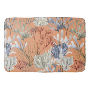 Crushed Apricot Corals Bath Mat