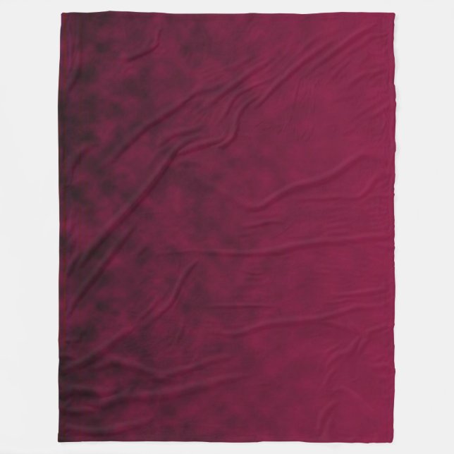 Crushed Bloom Fleece Blanket (Front)