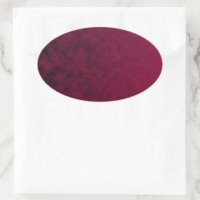 Crushed Bloom Oval Sticker (Bag)