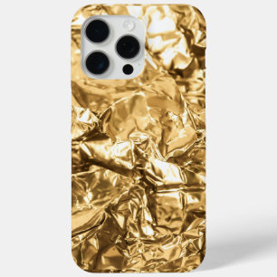 Crushed Golden Folds iPhone 15 Pro Max Case