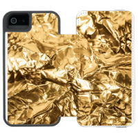 Crushed Golden Folds