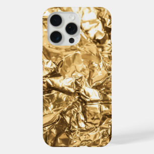 Crushed Golden Folds iPhone 15 Pro Max Case