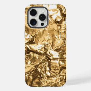 Crushed Golden Folds iPhone 15 Pro Max Case
