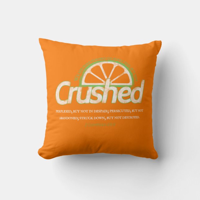 Crushed Throw Pillow (Front)