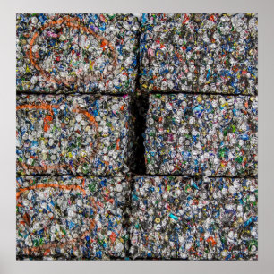 Crushed Tin Cans Print/Poster Poster