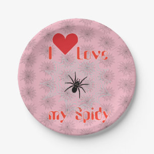 Crusher in the net with droplets like pearls paper plate