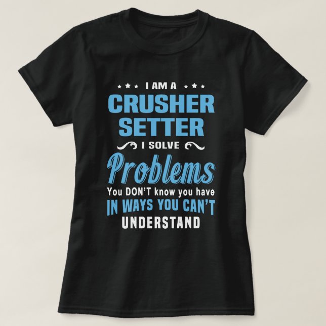 Crusher Setter T-Shirt (Design Front)