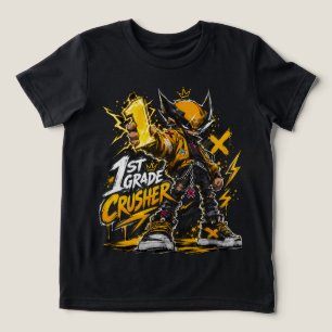 Crushing 1st Grade Anime Streetwear Shirt for Boys