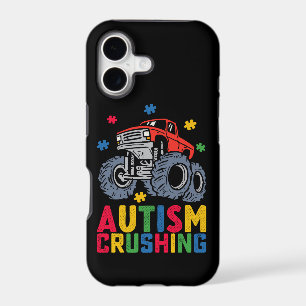 Crushing Autism Monster Truck Awareness Boy Girl