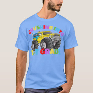 Crushing Into First Grade Monster Truck Back To Sc T-Shirt