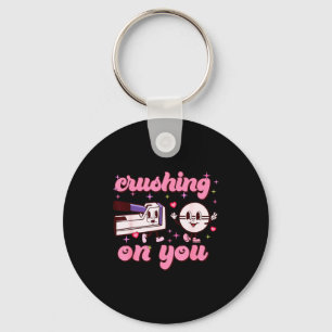 Crushing On You Peds Cu Rn Aid Rn Nurse Valentines Key Ring